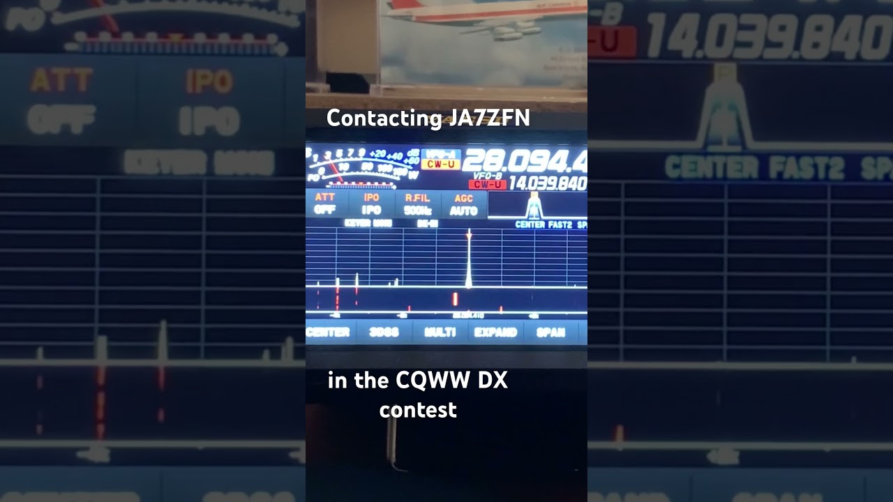 QRP Canada to Japan in the CQWW DX CW contest #hamradio #qrp #radio #morsecode #yaesu