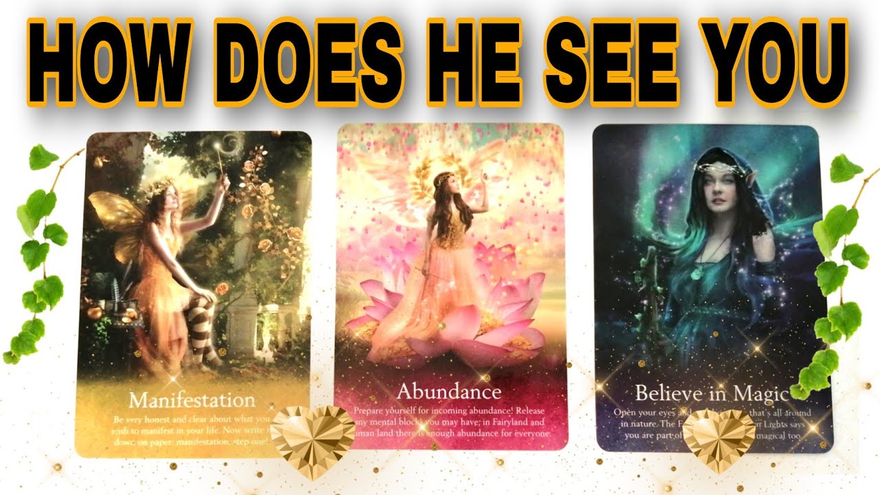 🌺HOW DOES HE SEE YOU RIGHT NOW🌺Pick a card tarot reading.