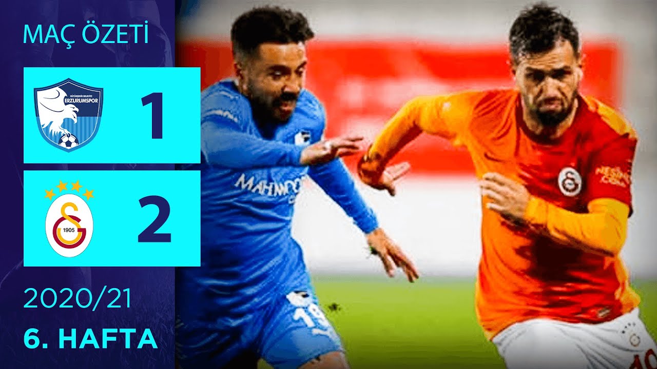 ÖZET: BB Erzurumspor 1-2 Galatasaray | 6. Hafta - 2020/21
