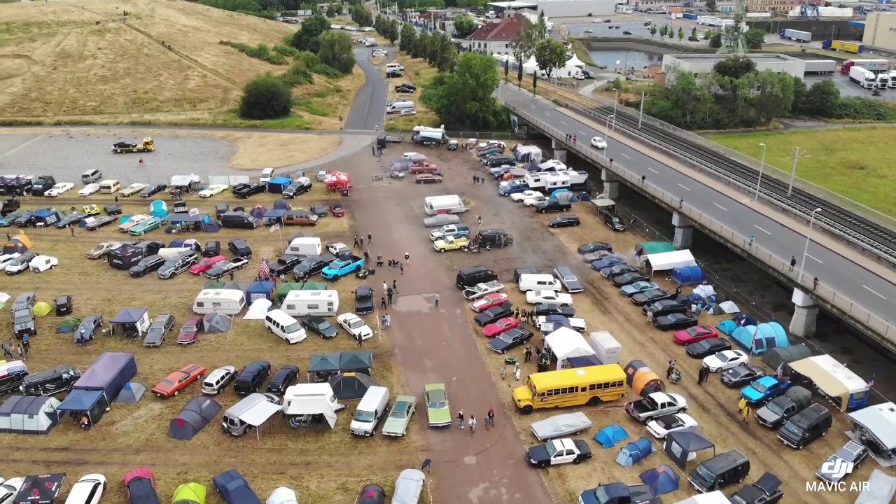 US Car Convention 2019 Dresden | Luftaufnahmen | USCC 2019