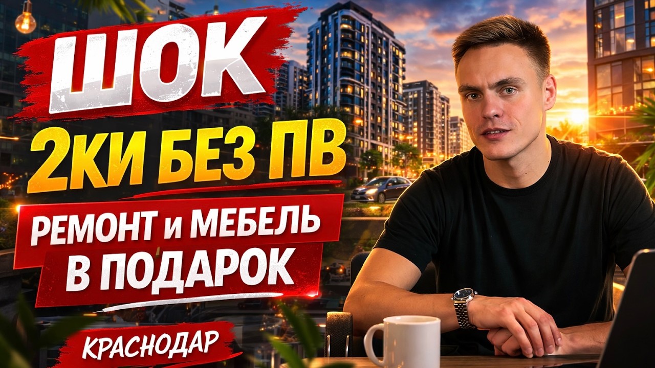 ❗️ ТАКОГО НЕ МОЖЕТ БЫТЬ, НО ЕСТЬ ❗️ КВАРТИРЫ БЕЗ ПЕРВОГО ВЗНОСА С РЕМОНТОМ И МЕБЕЛЬЮ ❗️