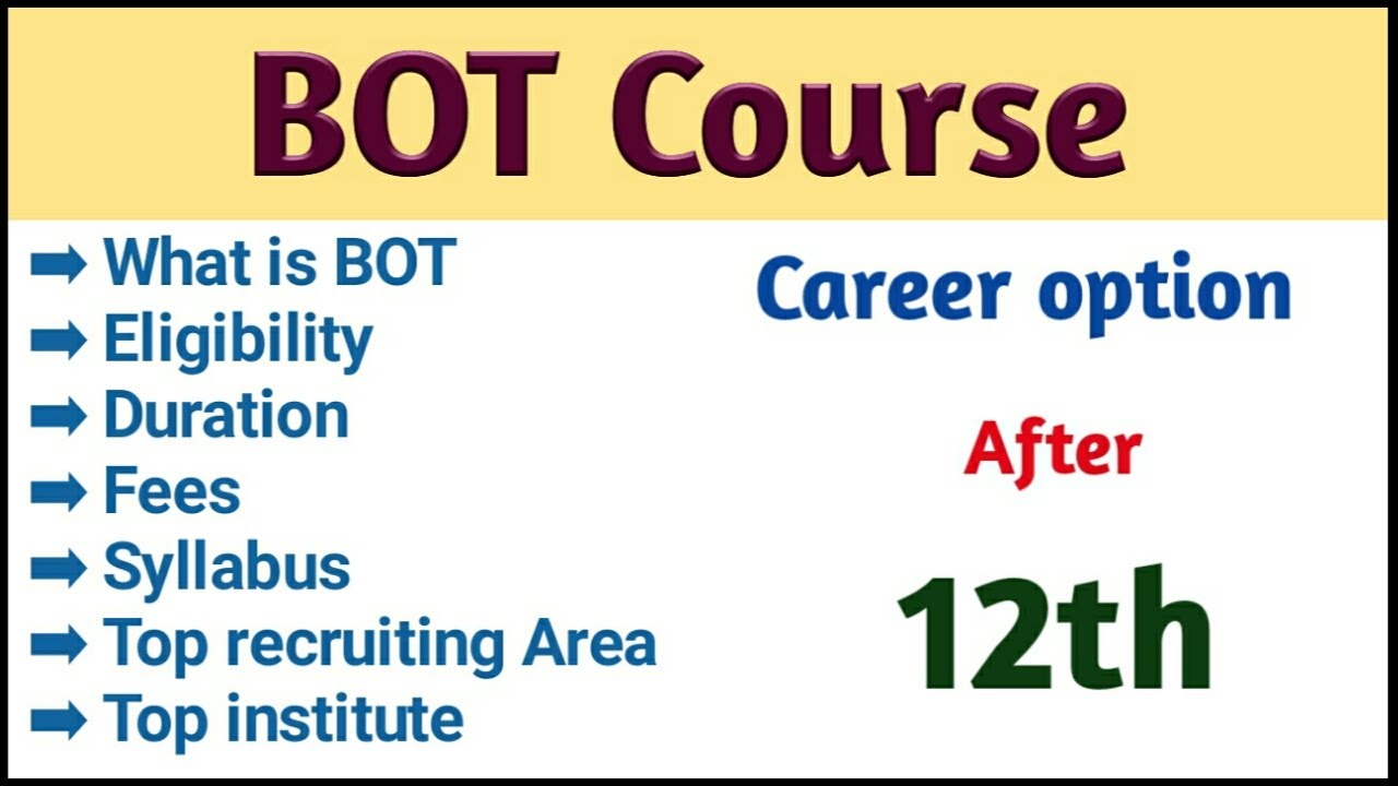 Bachelor of Occupational therapy course detail in Hindi | BOT course kya hai full details |