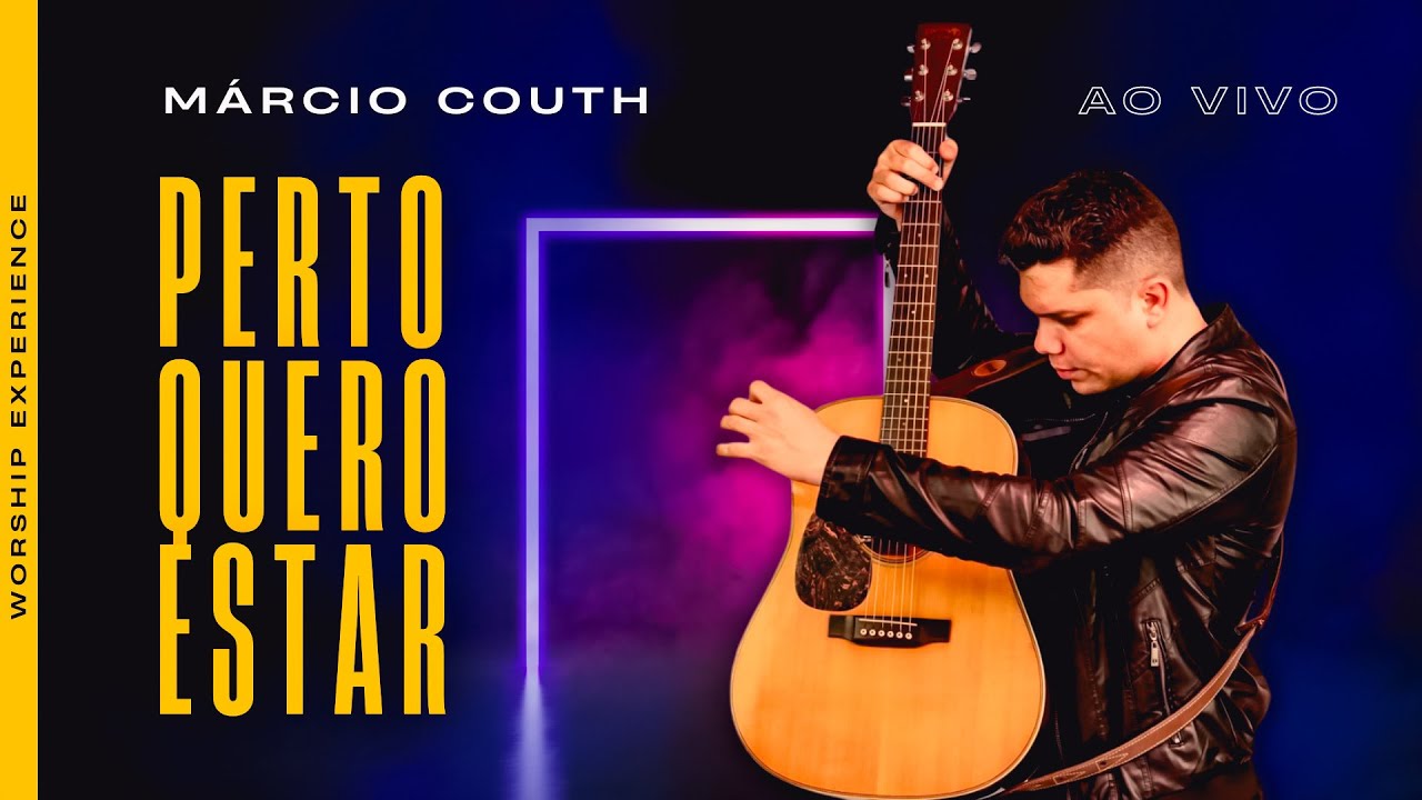 PERTO QUERO ESTAR | TE LOUVAREI | Márcio Couth | Draw me close cover #worship #music #drawmeclose
