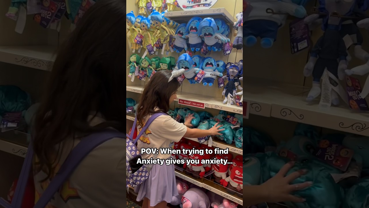 I Found My Anxiety!!! #disney #disneyworld #insideout #anxiety #joy #sadness #short