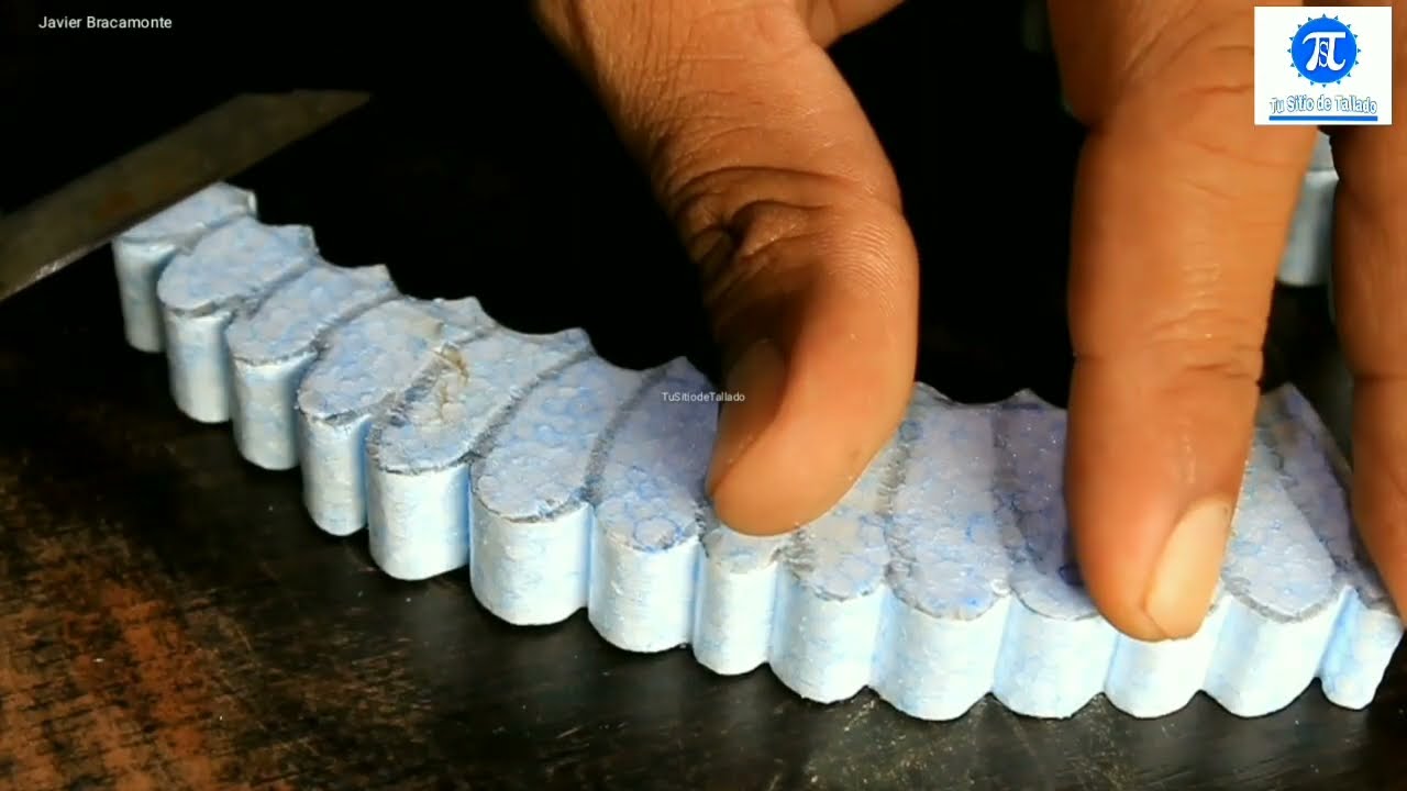 💙 Como hacer ALAS en icopor, unicel, telgopor, poliestireno para decoración