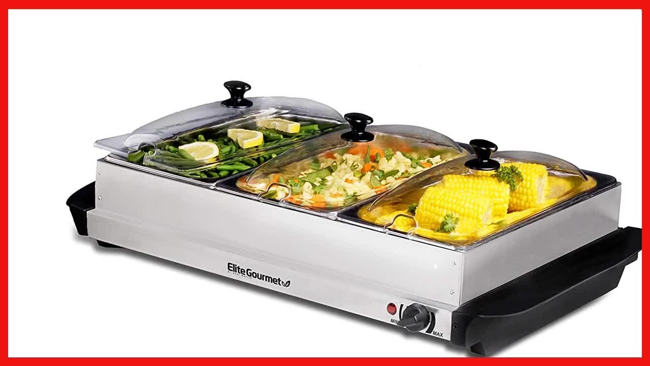 Keep Your Food Warm and Fresh with This Stainless Steel Buffet Warmer