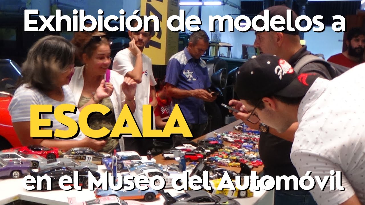 Exhibición de modelos a escala en el Museo del Automóvil