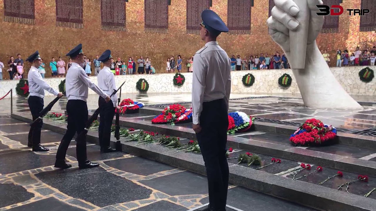 3D-Trip: Changing of the guard in the hall of military glory [Volgograd, Russia]. 2019-08-04