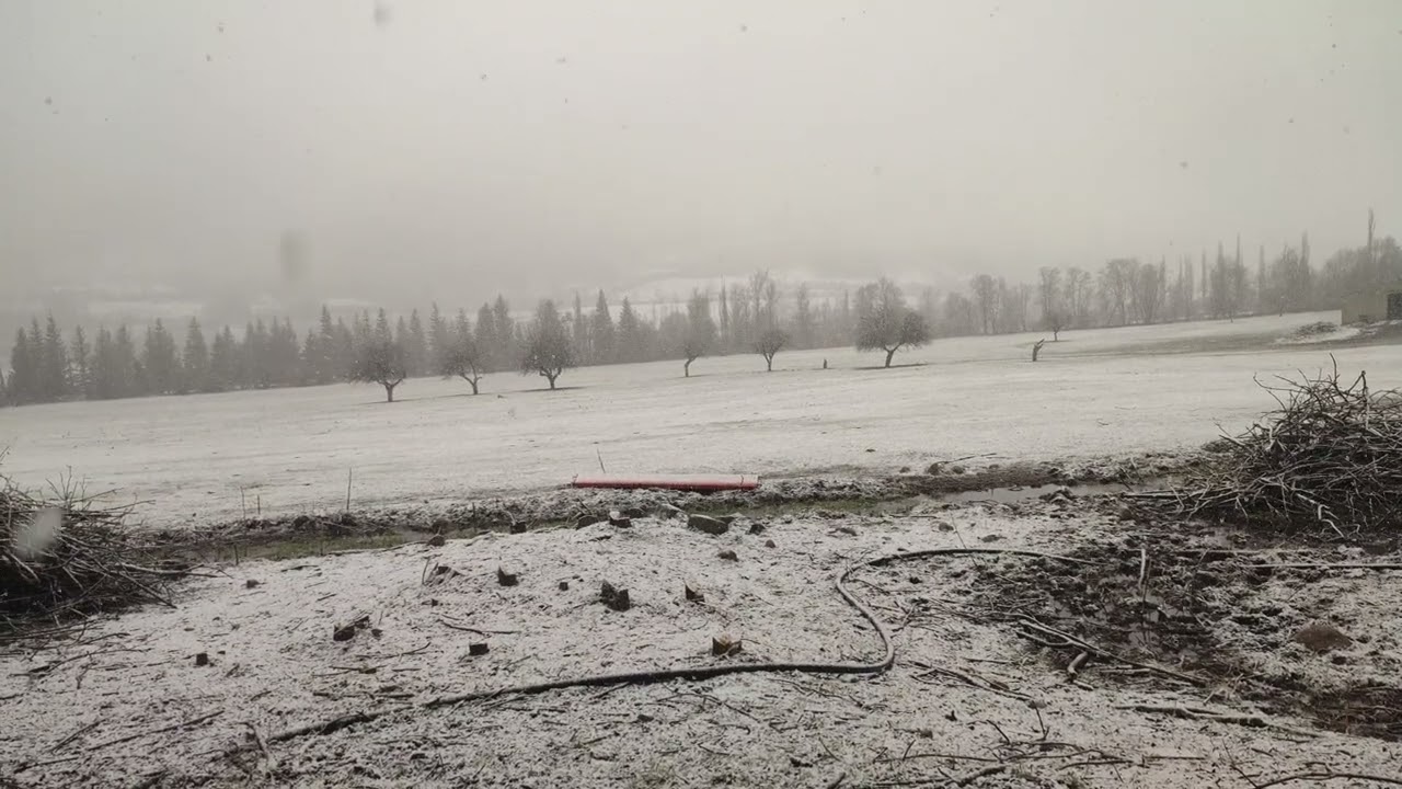 Nevando en Anciles Benasque