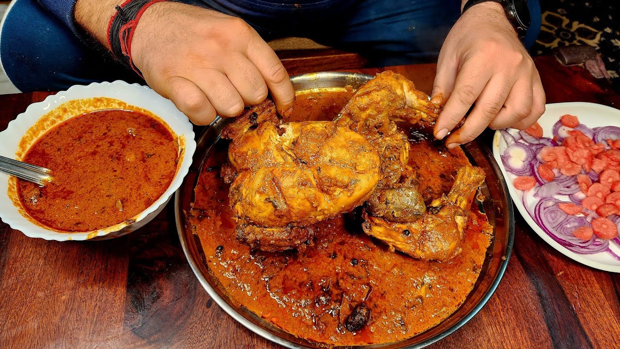 Dum Full Chicken Curry | Full Dum Chicken Curry Recipe | Whole Dum Chicken Curry