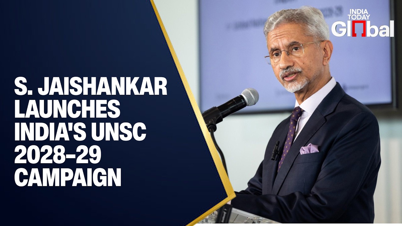 LIVE: Jaishankar Launches India's UNSC 2028&ndash;29 Campaign | India's Global Push Begins