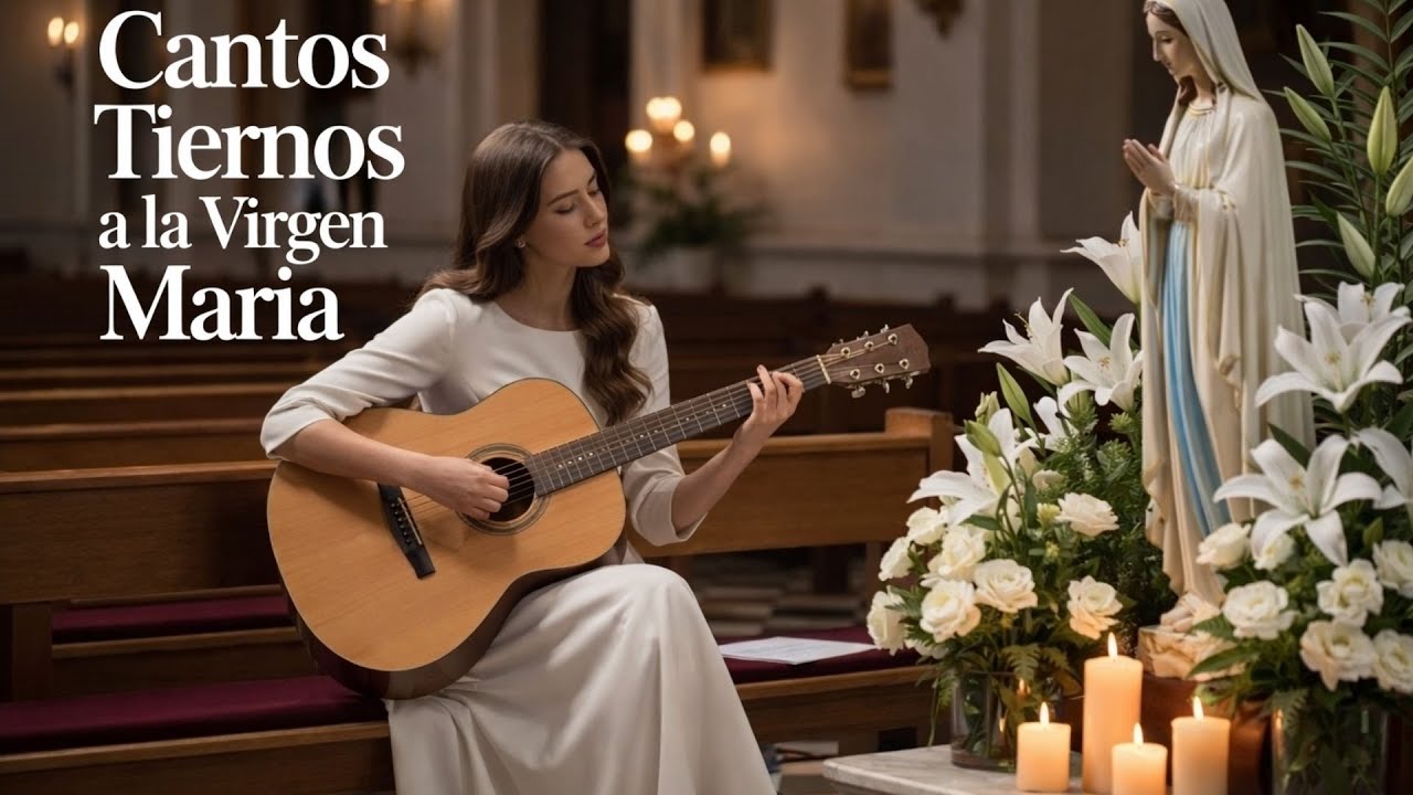 🌹 10 Cantos Hermosos y Tiernos a la Virgen María | Música Católica de Amor 💙 Cantos Marianos