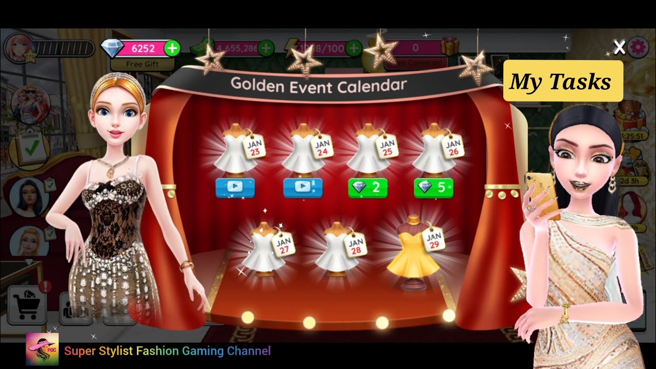 Golden Event ✨ #superstylish #superstylist #dressupgames #superstylistgame #glowfashionidol 