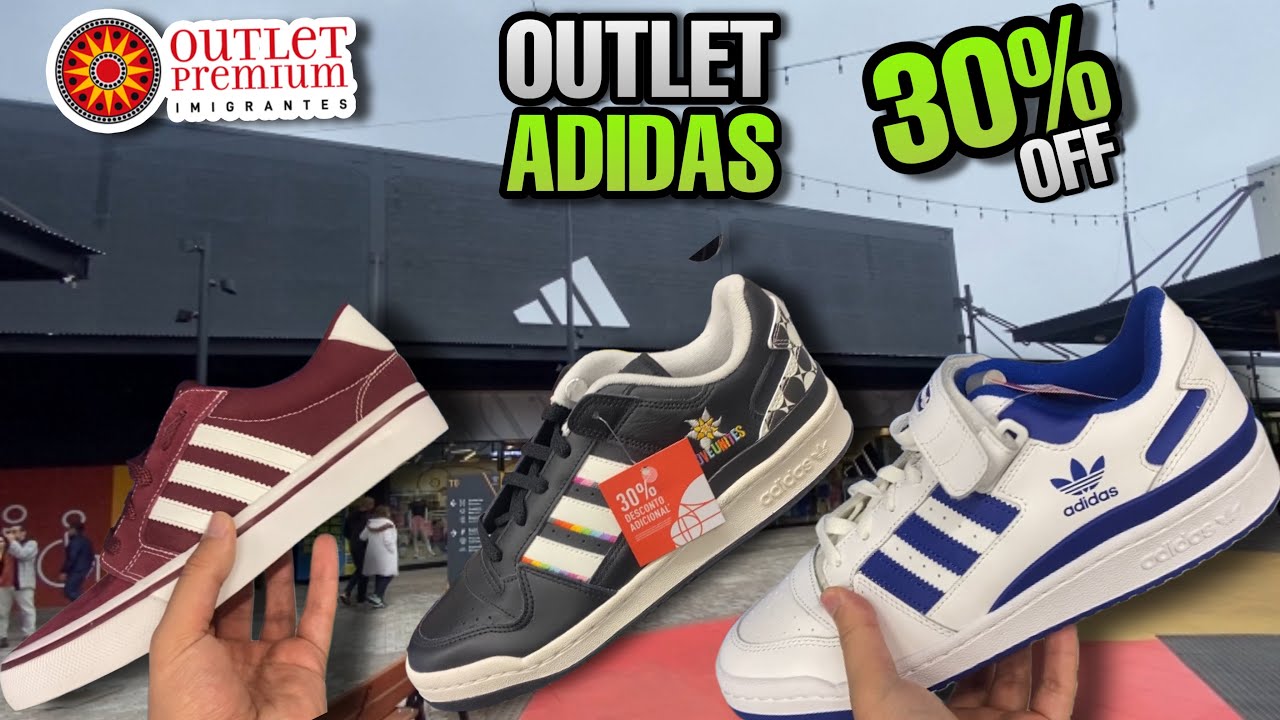 Outlet ADIDAS na Grande SP - T&Ecirc;NIS ORIGINAIS com at&eacute; 30% de Desconto - Outlet Premium Imigrantes
