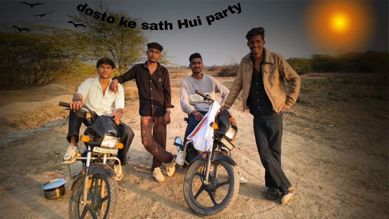 Aaj hamne Kari kheto me party #fullvideo #injoy #anilljoshivlog