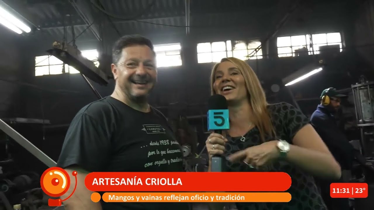 El móvi de #ElRecreo visitó la Fábrica Nacional de Cuchillos y conversó con Gustavo Lorenzi