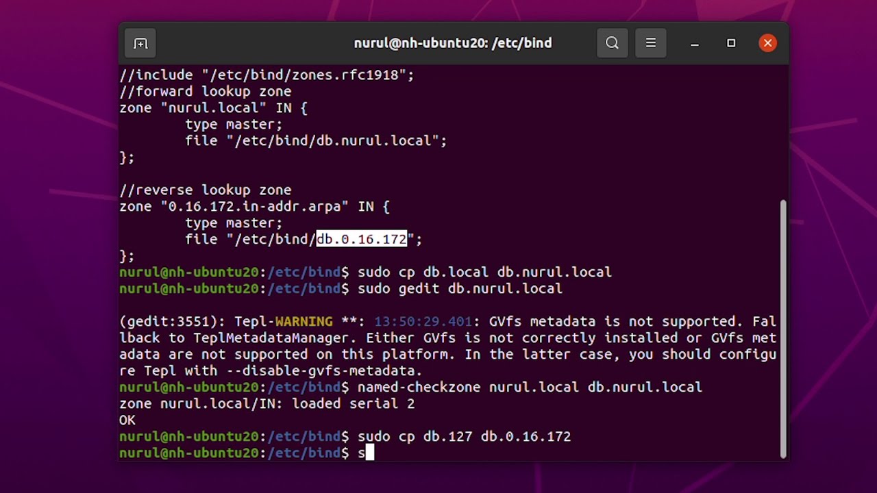 How to Install and Configure DNS Server in Ubuntu (Linux)
