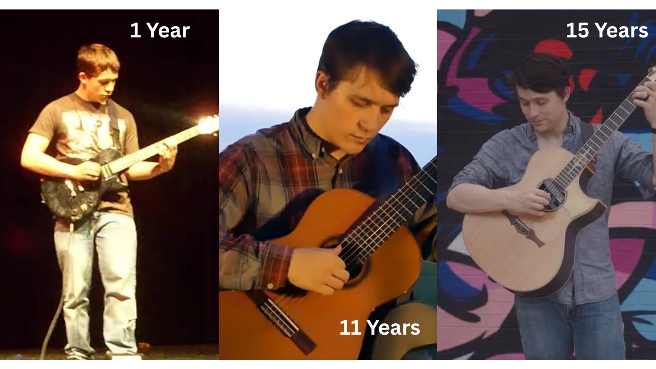 15 Years of Guitar Playing in 2 minutes