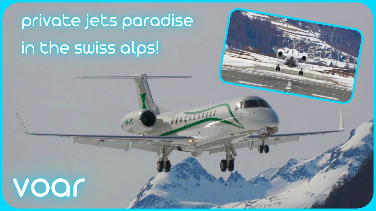 Bizjet heaven in the Swiss Alps! - Spotting at St. Moritz / Samedan Airport