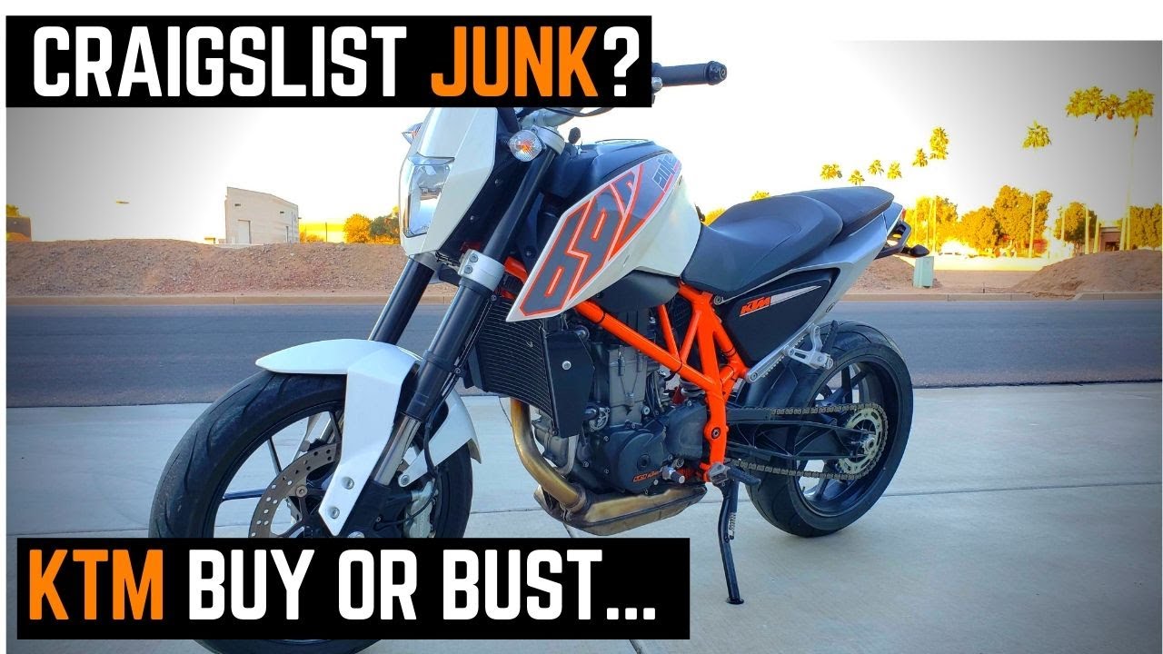 Купить или продать? KTM Duke 690 Hooligan Machine! Найти на Craigslist!