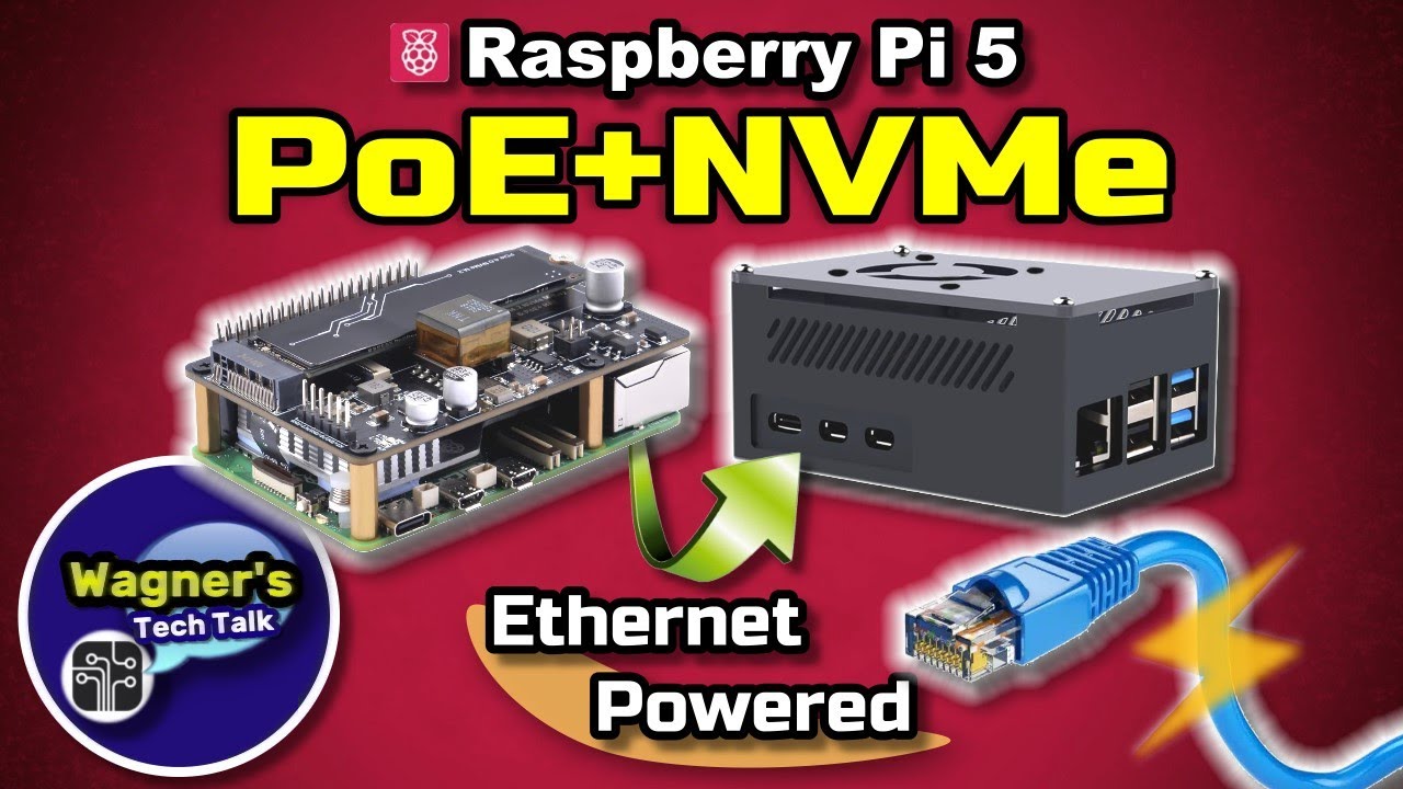 PoE+ NVMe HAT and Aluminum Case Setup for the Raspberry Pi 5