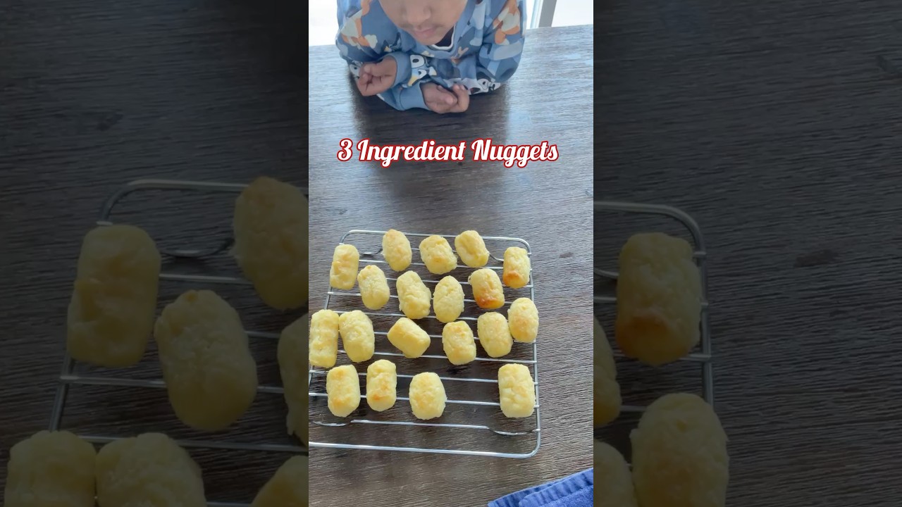 He Said “Yummy in My Tummy” 🥹 | 3-Ingredient Nuggets 