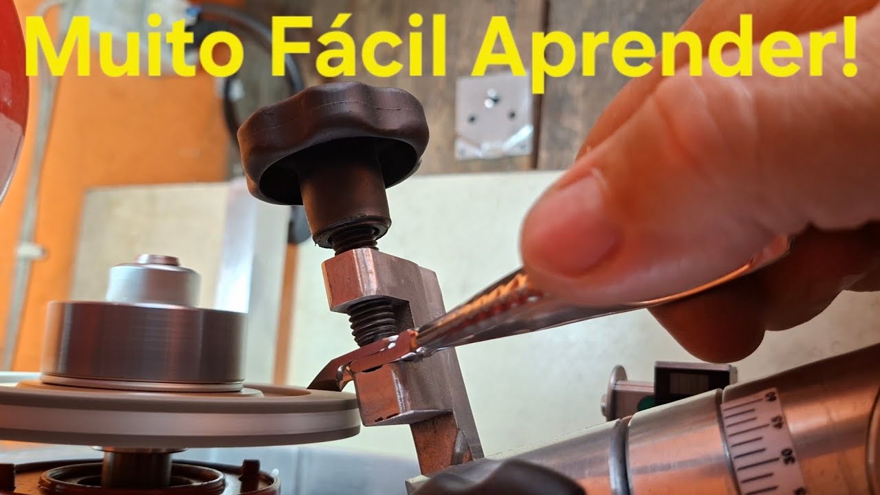Voce vai afiar alicate fácil nessa máquina 