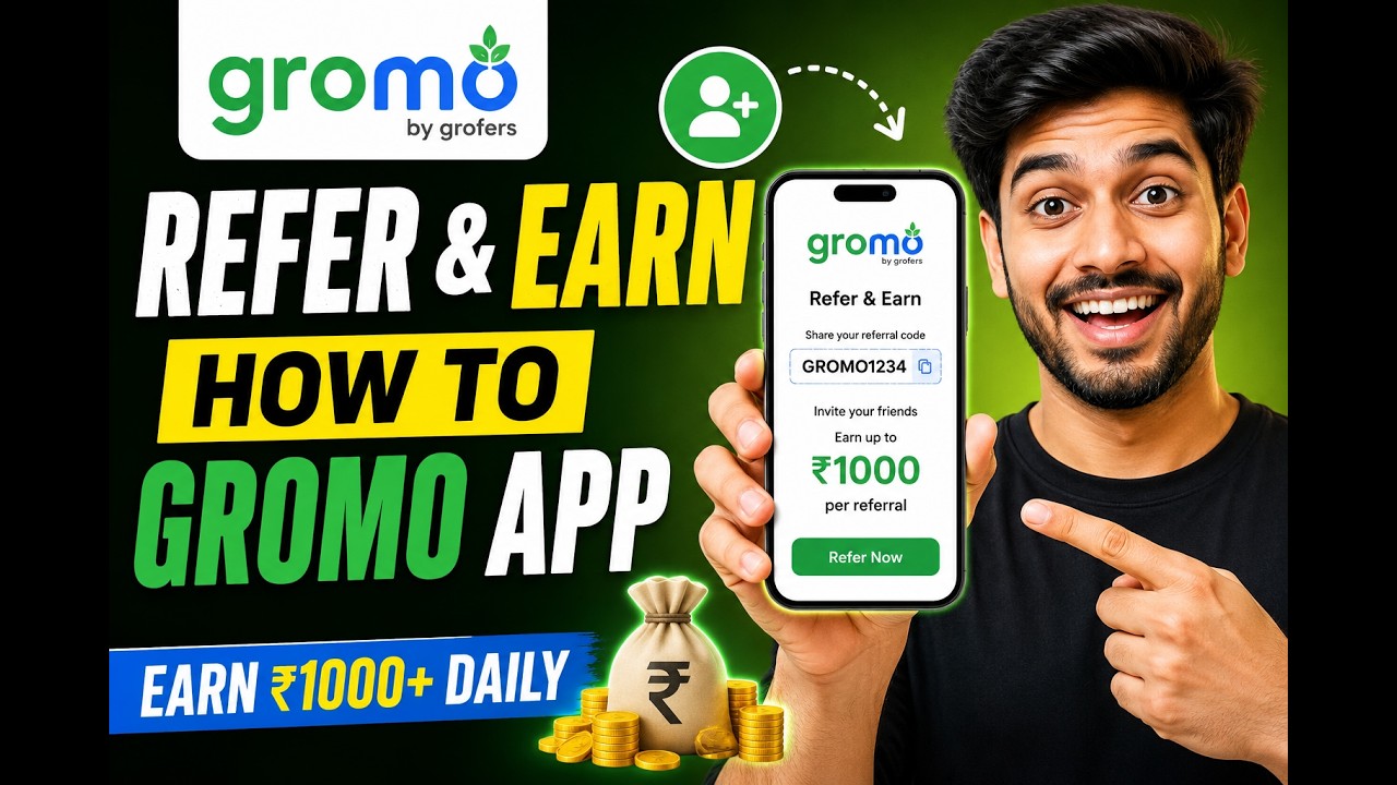 gromo refer and earn   How To gromo App  Refer & earn कंप्लीट जानकारी 720P