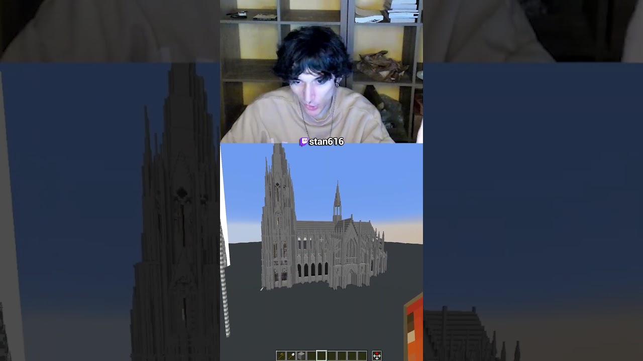 СТРОИТЕЛЬСТВО КЁЛЬНСКОГО СОБОРА, ДЕНЬ 2 #minecraft