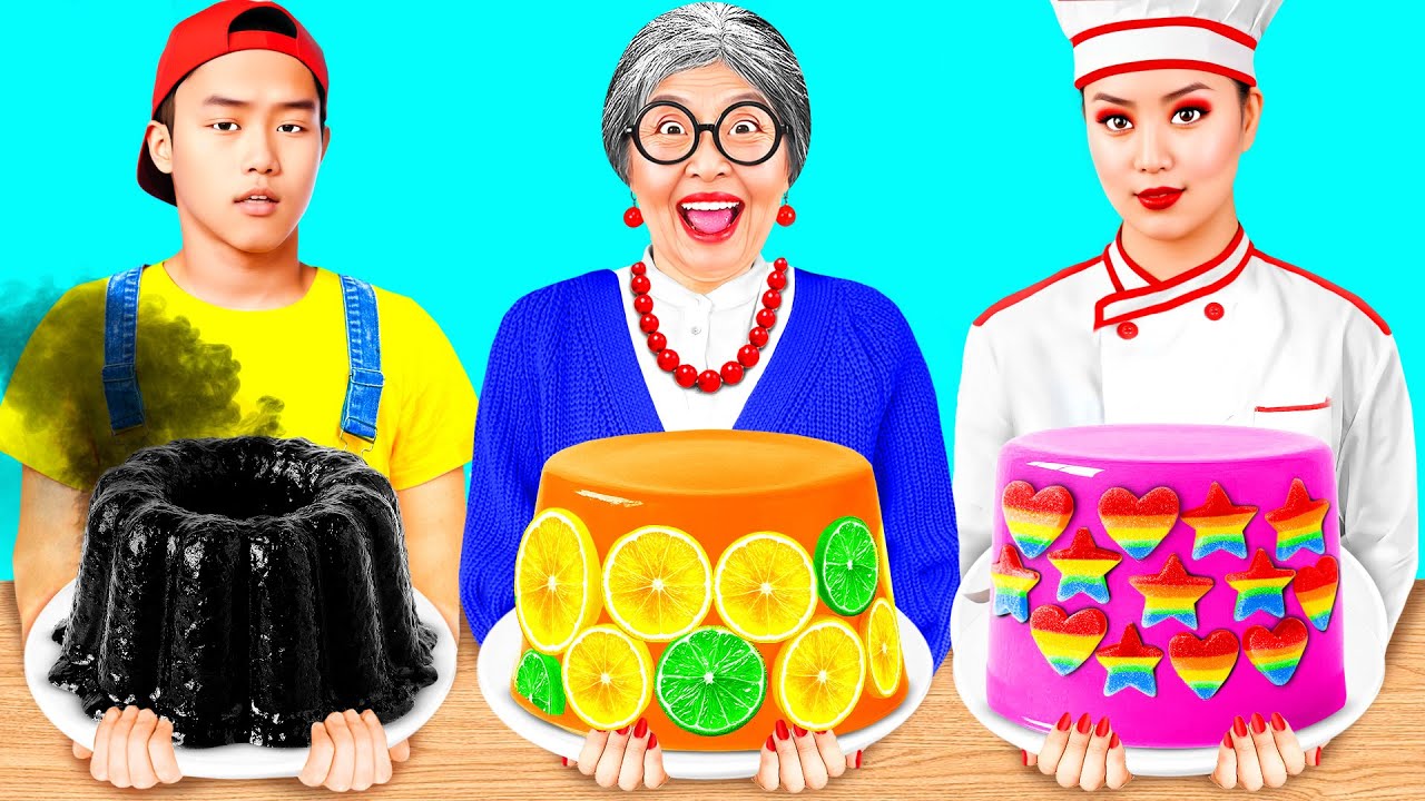 मैं बनाम दादी कुकिंग चैलेंज | स्वादिष्ट भोजन के गुर Toon Toon