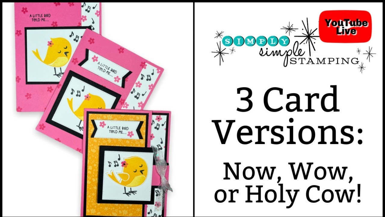 🔴 Fancy Flap Card | 3 Options To Make-Now, Wow, or Holy Cow!