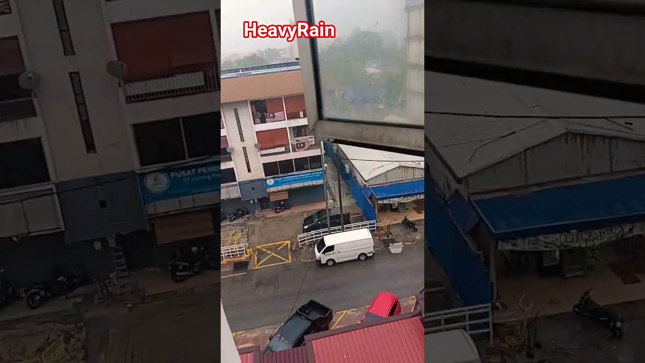 HeavyRainInKualaLumpur#clouds #fogging #kualalumpur #malaysia #babaralivlog