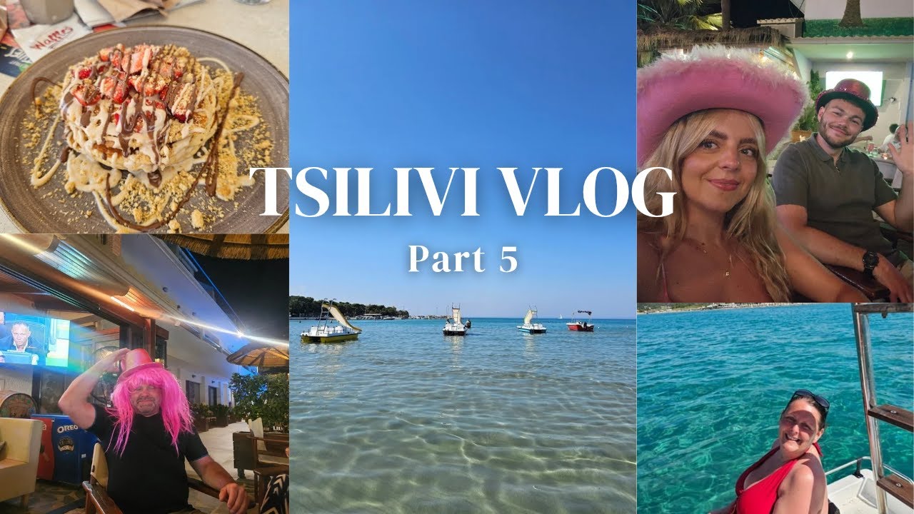 Tsilivi, Zante Vlog Part 5 🇬🇷 | Final Days | Zorbas | Paradise | Asian Feast | Pedalo | Travel Home