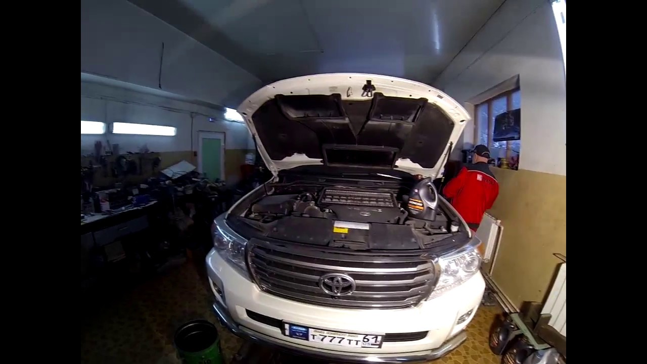 ШОК. Замена масла в Toyota Land Cruiser. Lukoil Genesis.