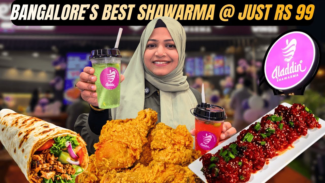 Bangalore Jayanagar&rsquo;s BEST Aladdin Shawarma 😍 | Famous Turkish Shawarma, Kebabs & Broasted Chicken