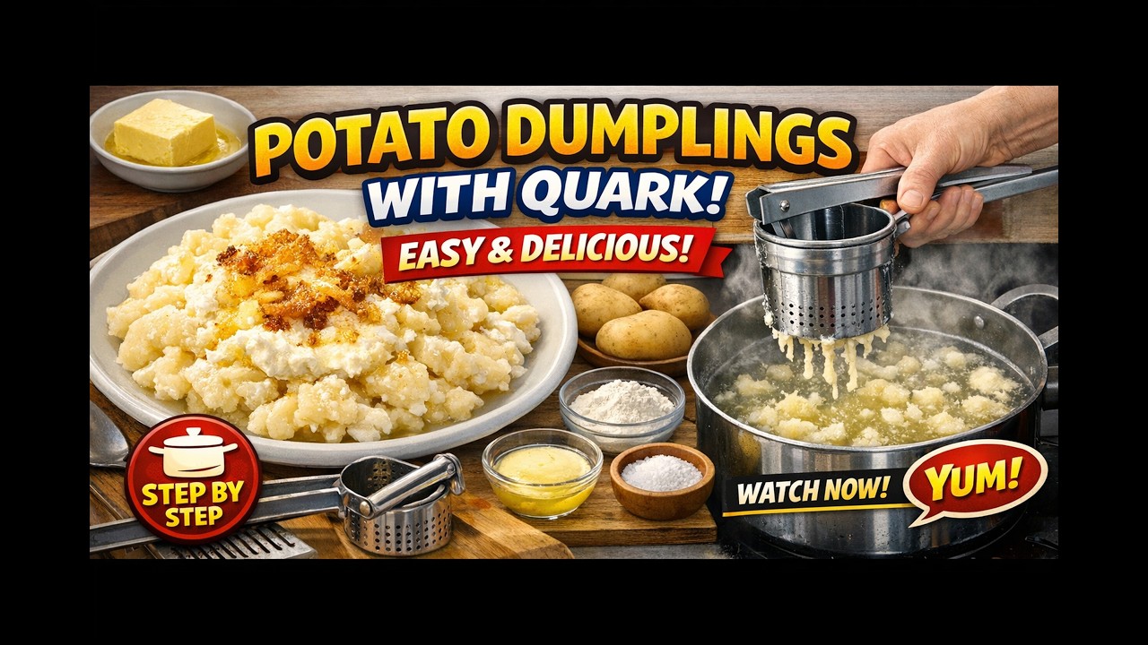 How to Make Perfect Potato Dumplings with Quark – Quick & Easy Recipe