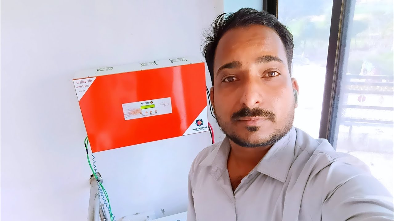 2.4kw/25.6v off grid Solar System Site Visit (mundru-sikar) 💯👍