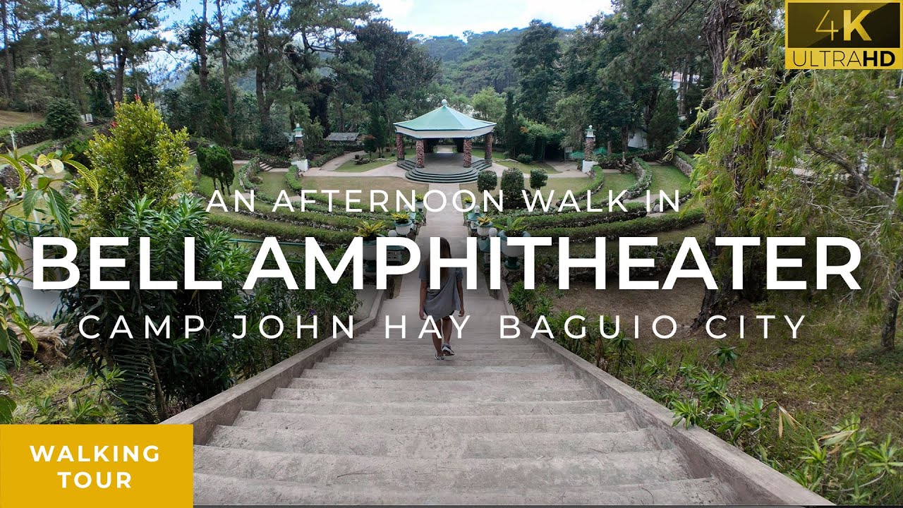 Exploring Tranquility: Bell Amphitheater walking tour in Baguio City | DJI Pocket 3 Philippines
