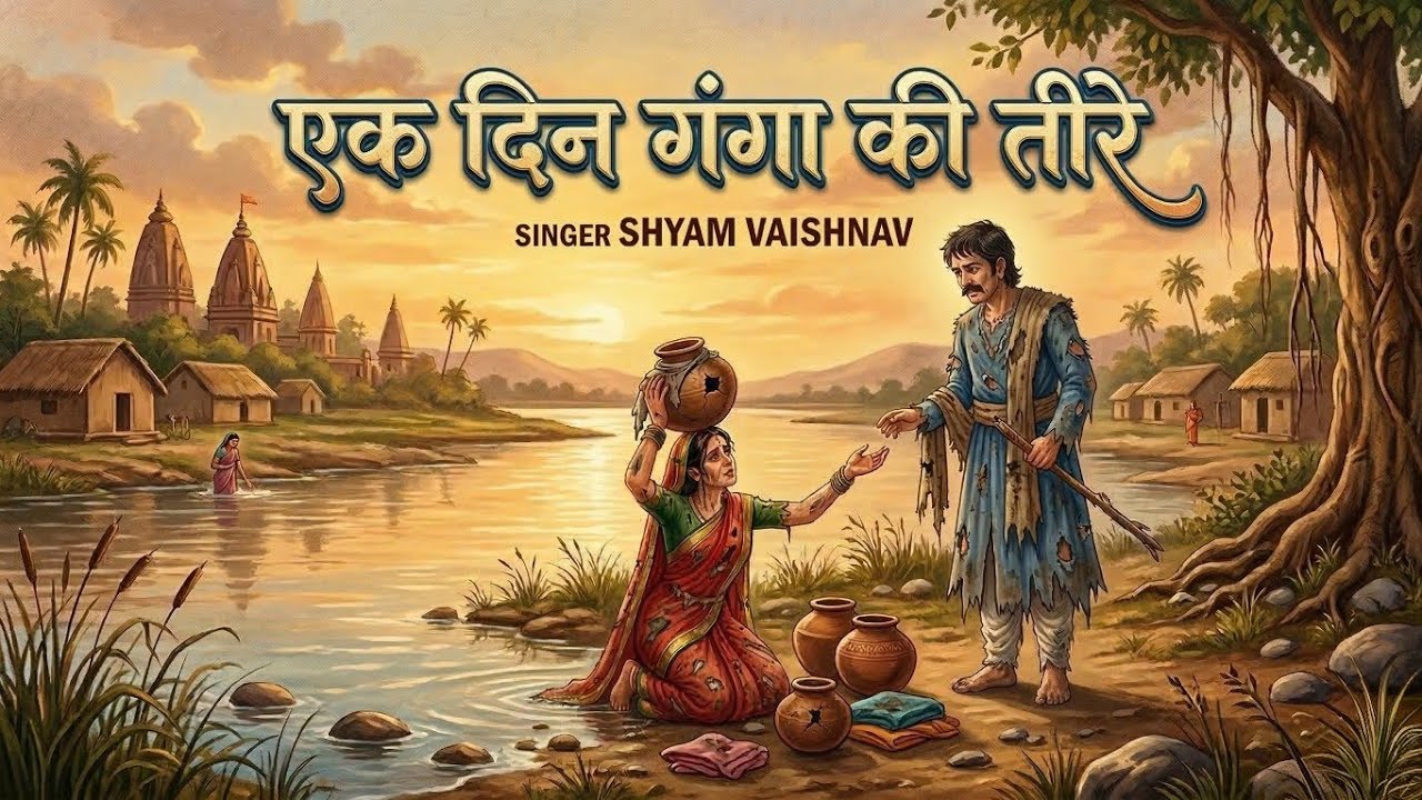 एक दिन गंगा रे तीरे मिल गया दो बढीया प्राणी | वायरल भजन | ek din ganga re teere | shyam vaishnav