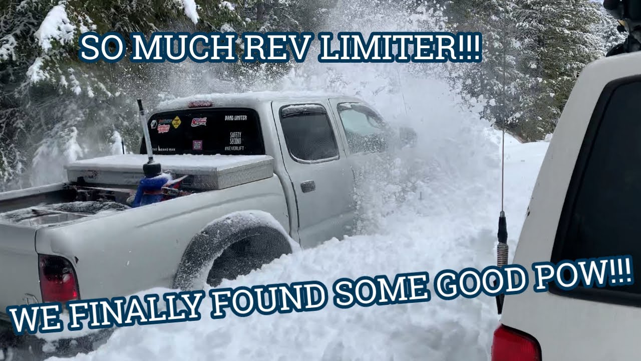 SUPERCHARGED SNOW WHEELING WITH ALL THE REV LIMITER!!