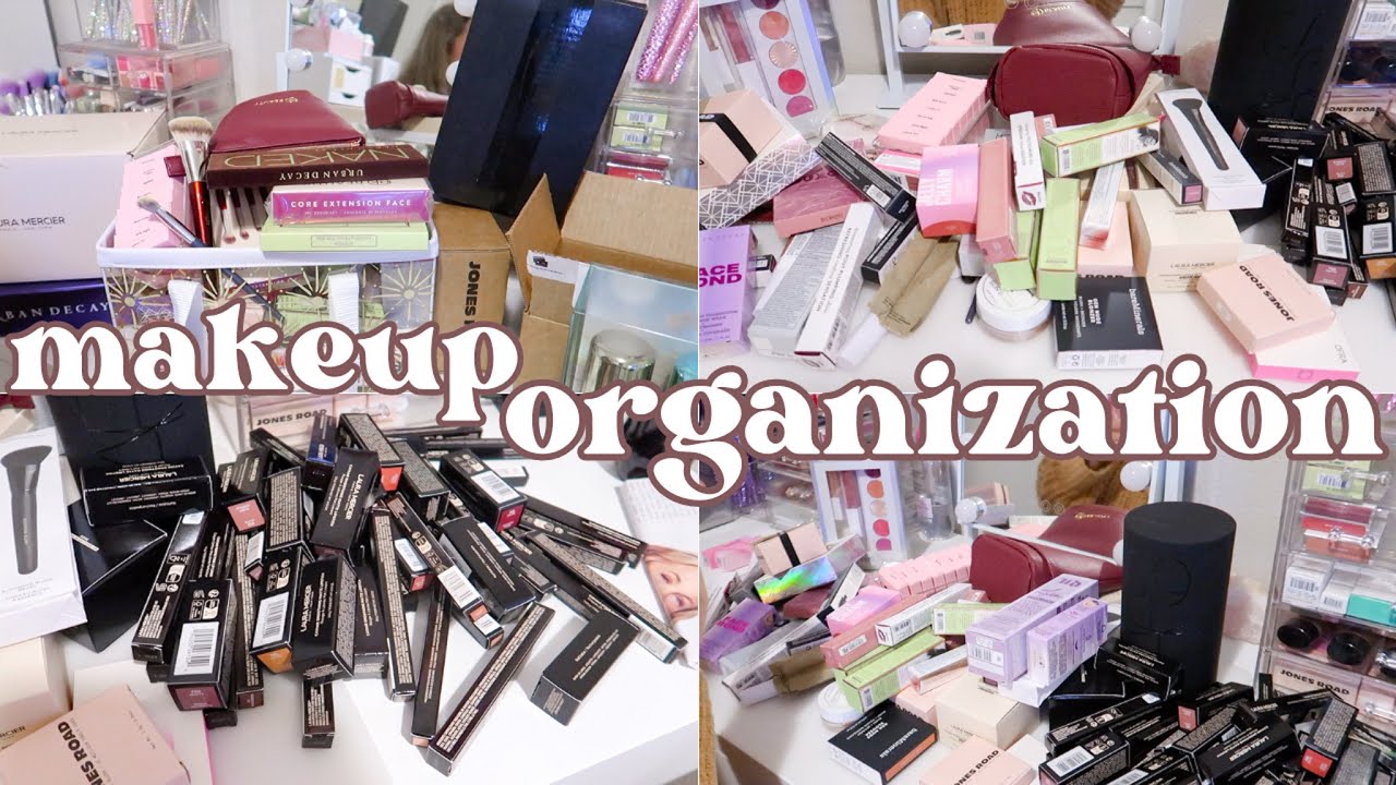 monthly makeup organization *pr & makeup drawers* 🤍 September 2024