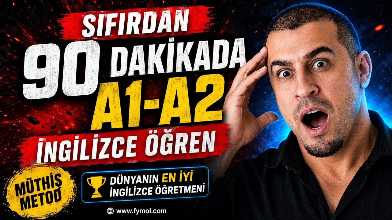 90 Dakikada Sıfırdan A2 İngilizce öğreniyorum| Bu Metotla İngilizce öğrenmek Garanti | FERHAT YILDIZ