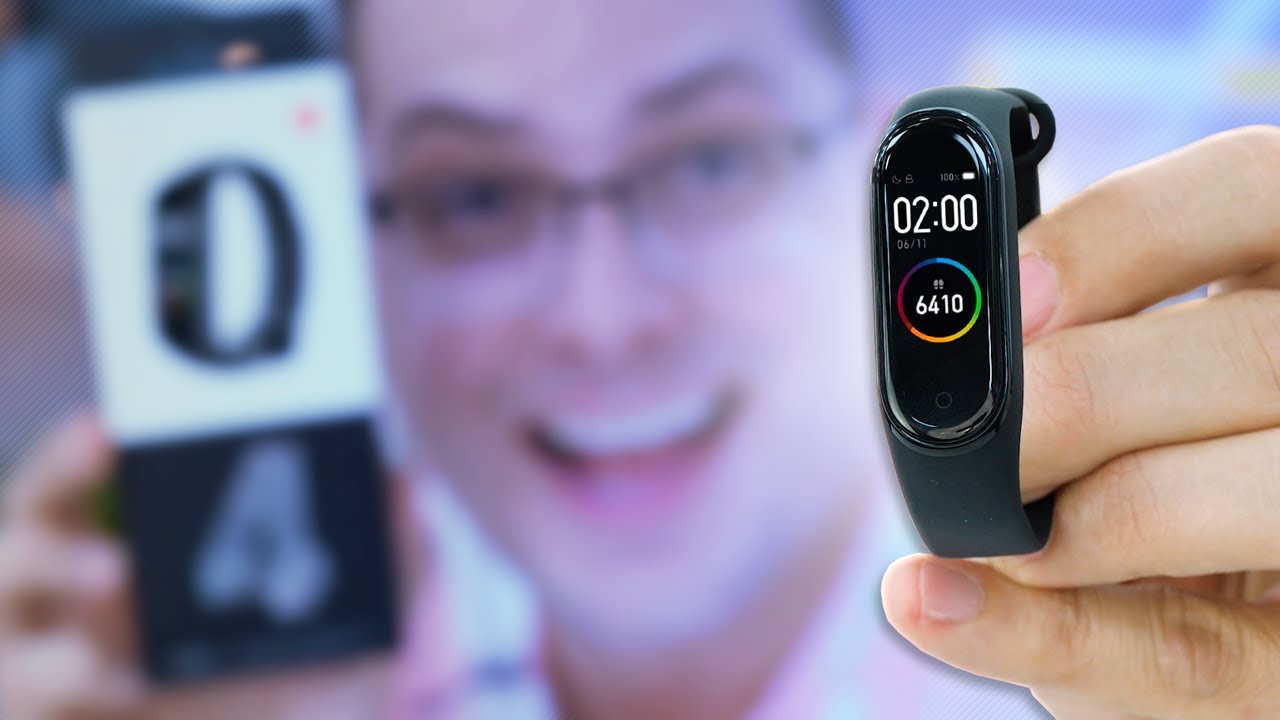 XIAOMI MI BAND 4! TÁ DEMAIS essa NOVA TELA! UNBOXING!