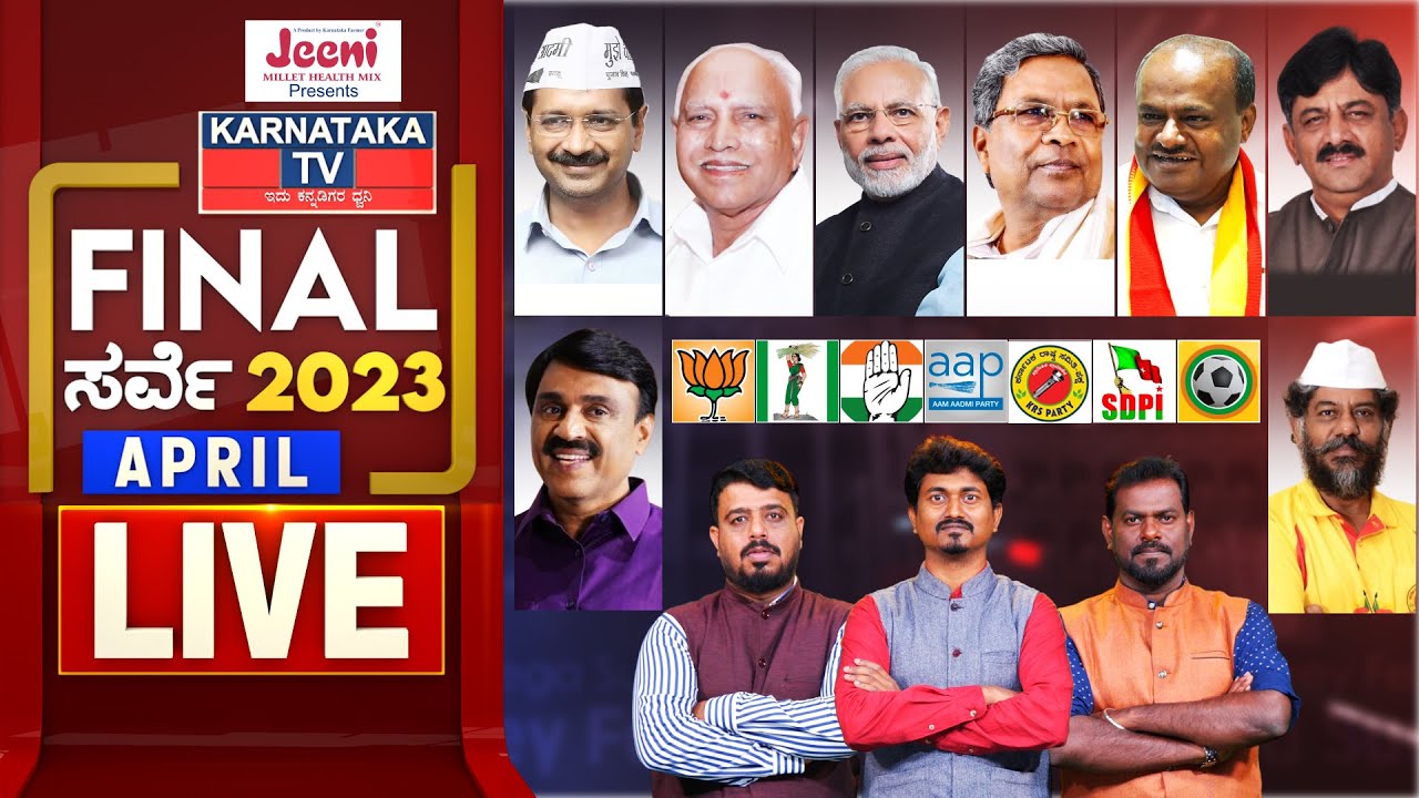LIVE : Karnataka Tv April Survey 2023 | Karnataka Election survey | Karnataka Tv