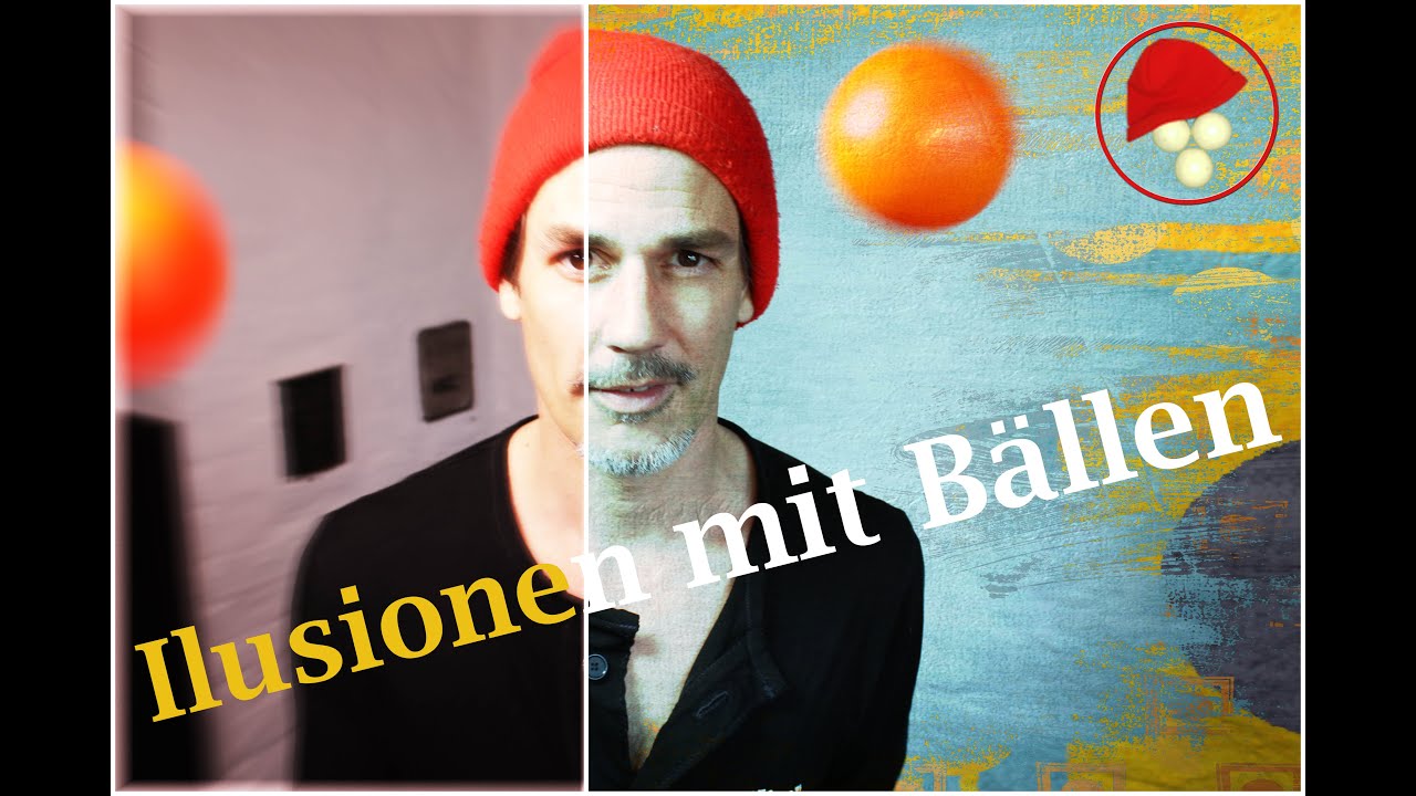 Ilusionen aus den Säulen jonglieren lernen | Drei Ball Jongliertrick