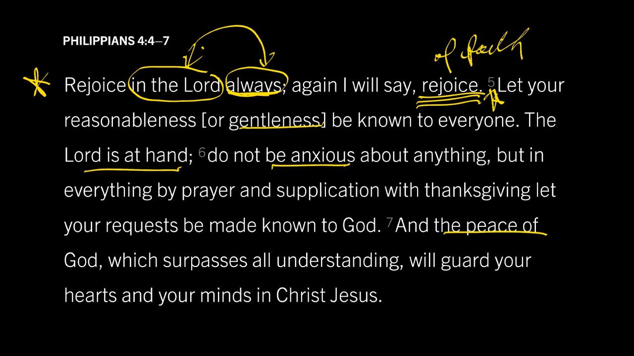 Can Anyone Really Rejoice &lsquo;Always&rsquo;? Philippians 4:4&ndash;7, Part 1