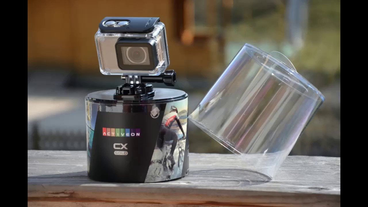 Activeon CX Gold action camera  Test in swimming pool
