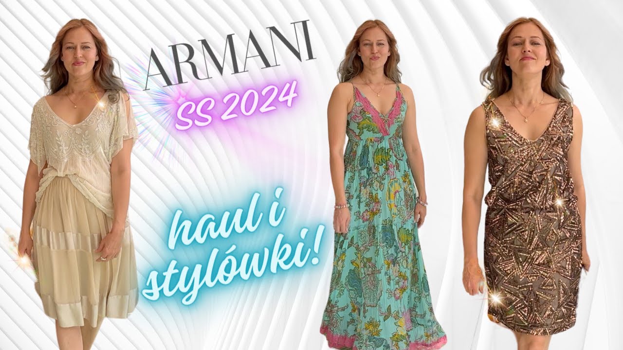 Haul lumpeksowy w stylu Armani z Vive! Jedwab i luksusowe marki! Stylizacje i porady stylizacyjne!
