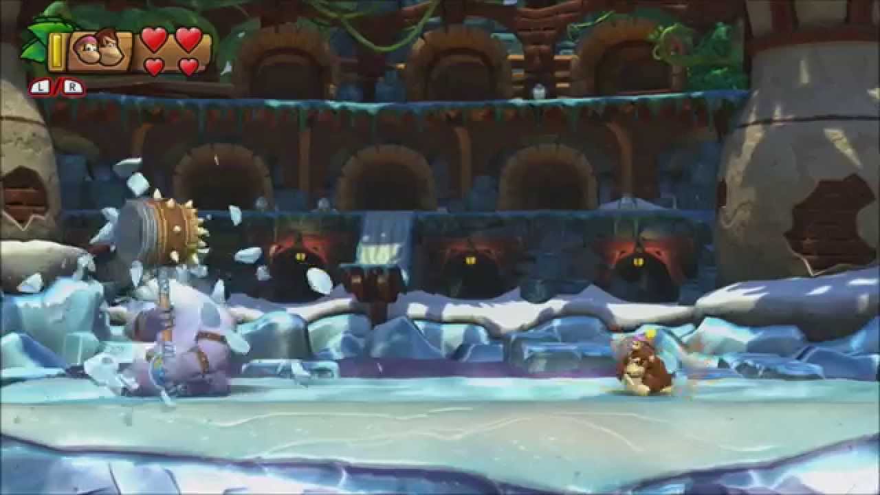 Donkey Kong Country: Tropical Freeze - 100% Walkthrough - 5-Boss Punch Bowl