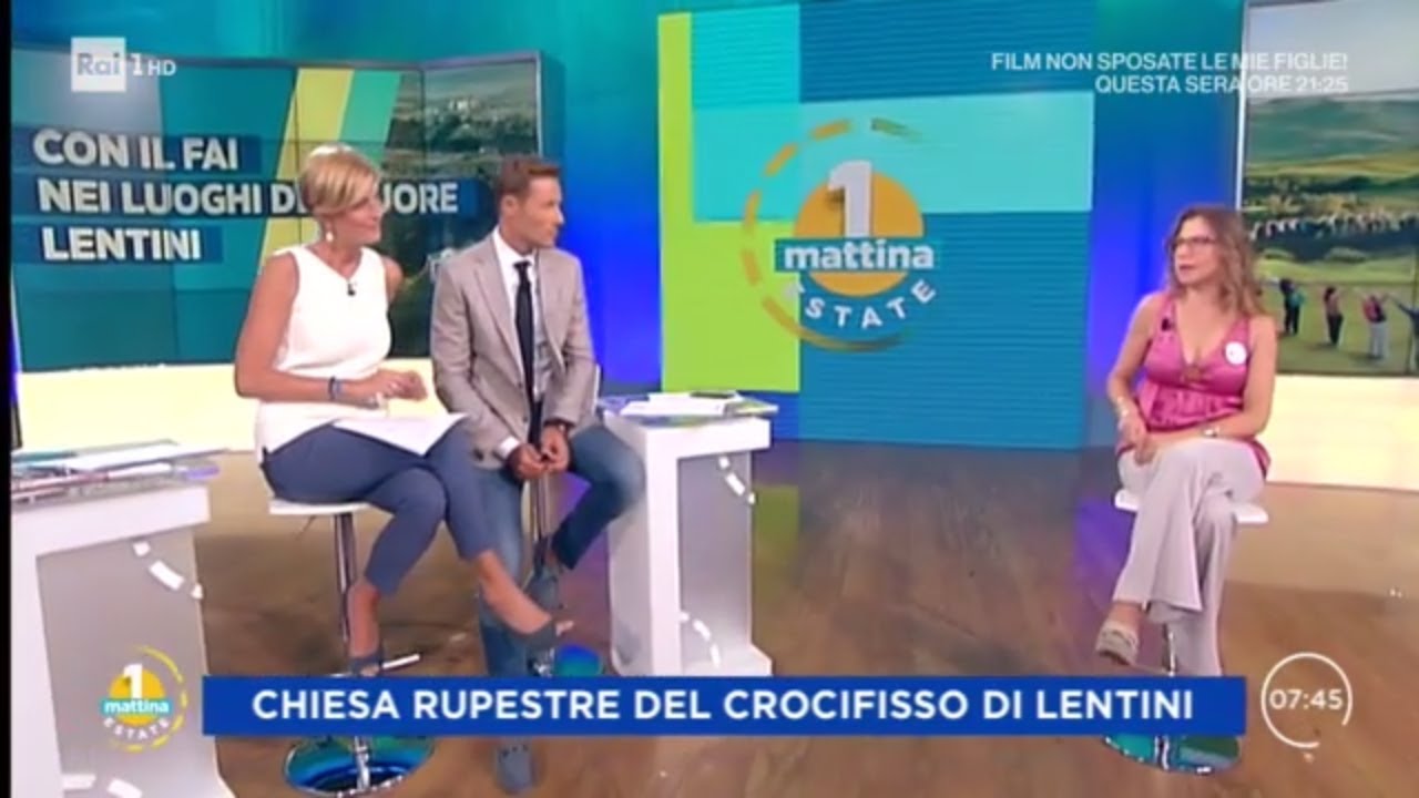 CHIESA RUPESTRE DEL CROCIFISSO, LENTINI (SR) - Uno Mattina / RAI1 - 10/08/2018